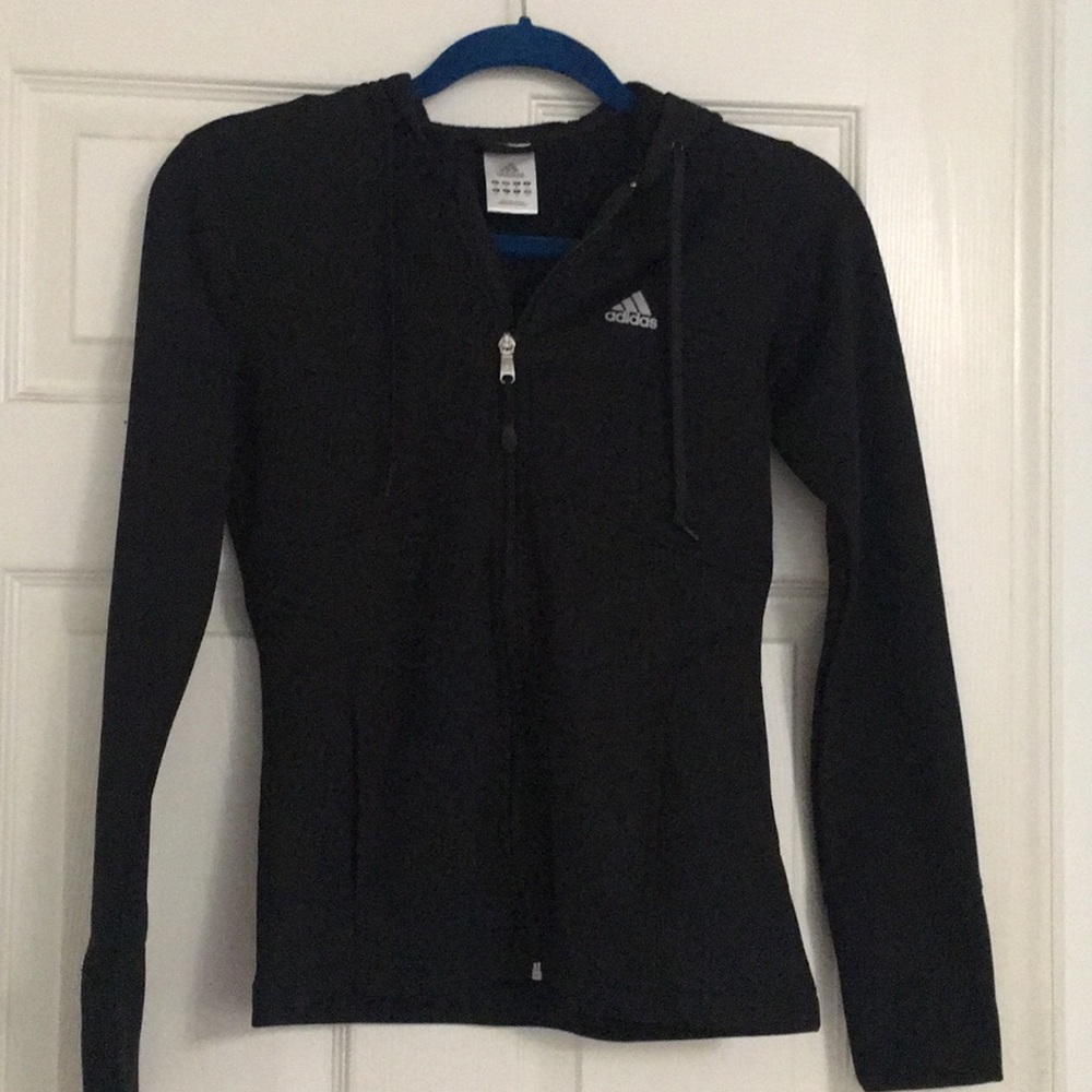 Adidas zip down hoodie